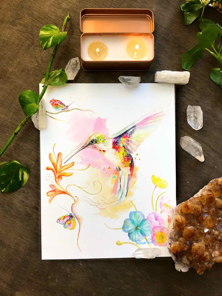 Hummingbird Dance - Giclée Print