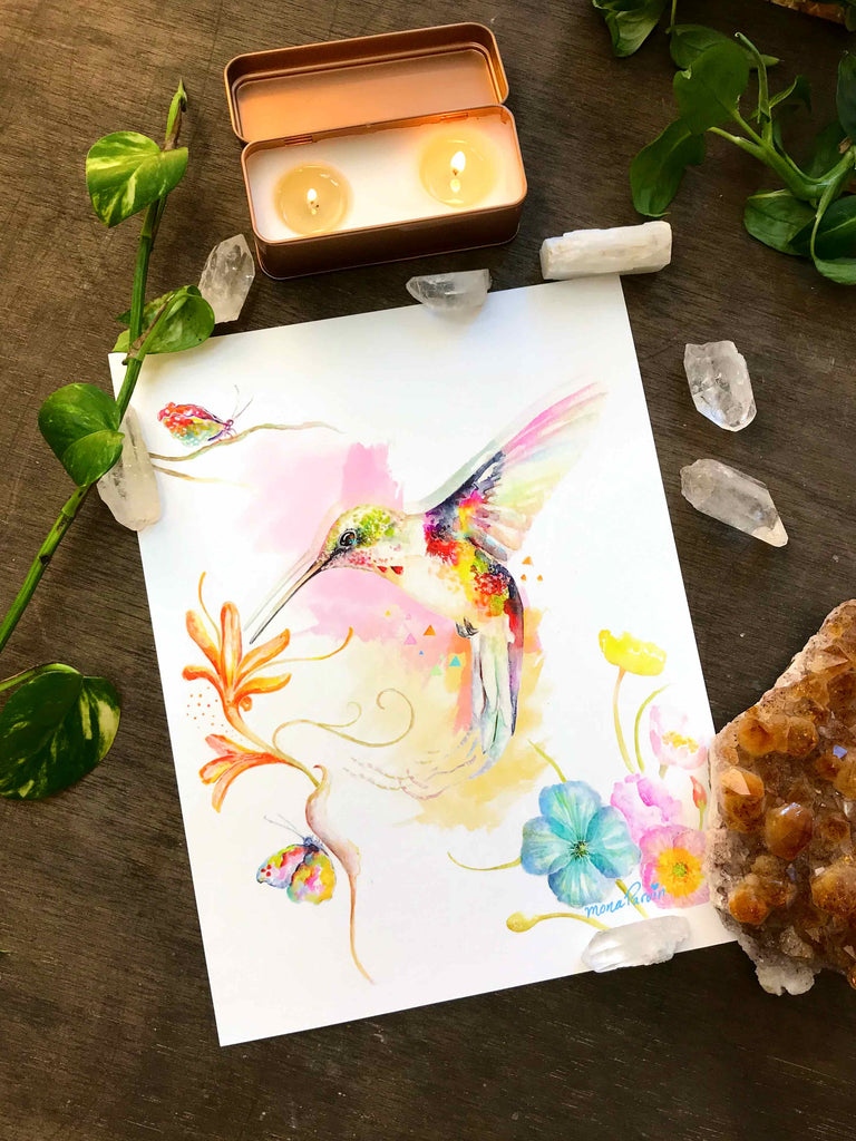 Hummingbird Dance - Giclée Print
